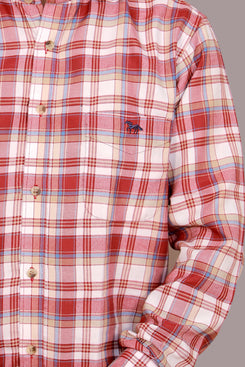 Oxford cotton Red & white checks